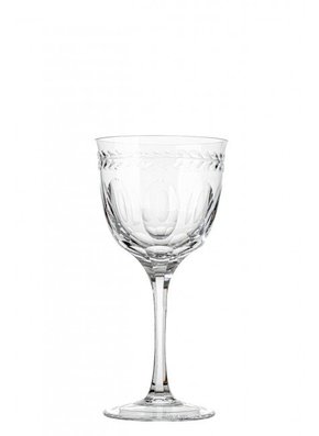 Jogo 06 Taças de Água Lapidada Mozart