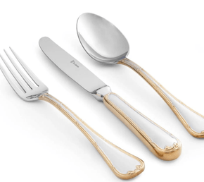 Croise Gold Inox - Faqueiro 130Pçs