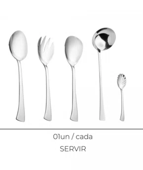 Faqueiro 101 Peças de Aço Inox com Caixa Litografada Berna - Wolff