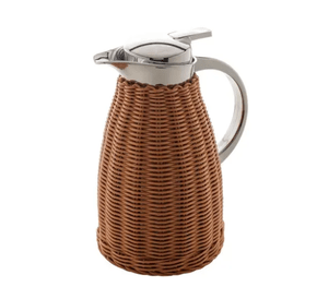 Garrafa Termia Fence Revestida em Plastico C/Rattan 950ml