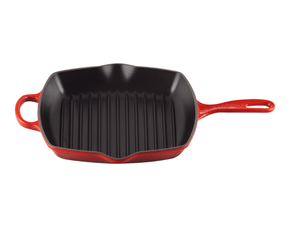 Grelha Quadrada 26Cm Vermelho