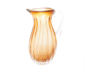 Jarra de Vidro Italy Ambar 17,5X13,5X25,5Cm