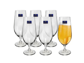 Jg 6 Tacas Cerveja Cristal Ecologico 380Ml