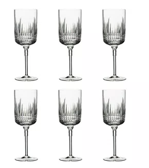 Jg 6 Taças Cristal P/ Água 400ML