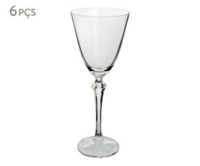 Jg 6 Tacas para Vinho Tinto Elizabetch Cristal Ecologico 250ml