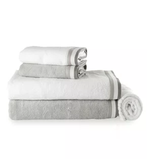 Jg Banho Rosto Felpudo 5 Pçs MontelloC/Branco