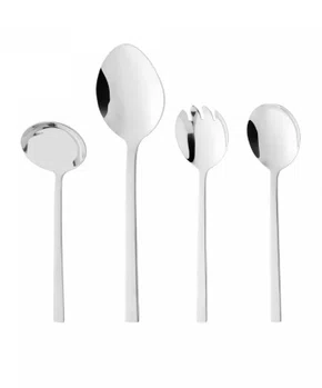 Jg de 4 Peças P/Servir Berna Aço Inox Wolff