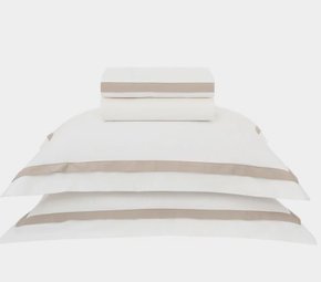 Jg de Cama 4P Vercelli King Branco