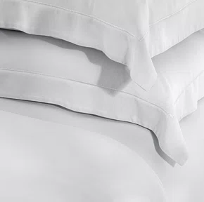 Jogo de Cama Bambu Lino Queen 400 Fios Branco