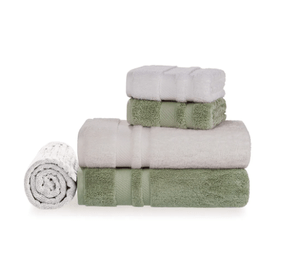 Jogo Banho e Rosto 5 Peças Lorenzi Cor:40248 Pistacchio