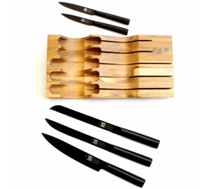 Jogo Brack C/5 Facas C/Cepo