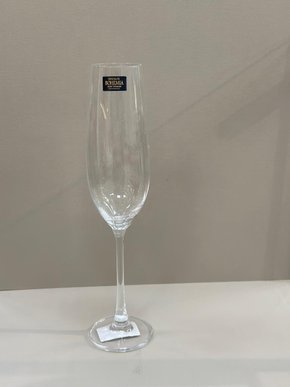 Jogo C/ 6 Taças de Champanhe de Cristal 260ML