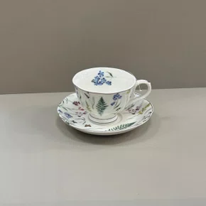 Jogo c/6 Xicara de Café Folhagem 120ML