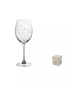 Jogo de 4 Taças Para Vinho Tinto Dots 560ml 24,5X9,5cm