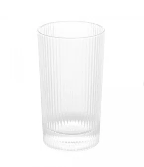 Jogo de 6 Copos Altos de Cristal Lines 380ml