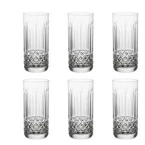 Jogo de 6 Copos em Cristal Strauss Long Drink - 395 ml - Pérola