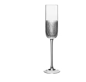 Jogo de 6 Taças de Cristal Strauss Champagne - 232 ml Diamante