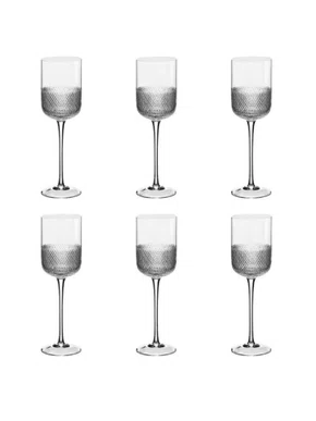 Jogo de 6 Taças de Cristal Strauss para Vinho 350ML