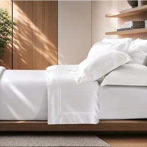 Jogo De Cama King 400 Fios Bambu Bali Duo Kacyumara Branco