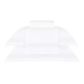 Jogo de Cama Queen Pierre 600 Fios Buddemeyer Luxus Branco/Renda