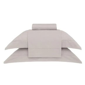 Jogo de Cama S.King Damask Stripes Kaki