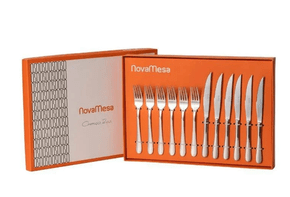 Jogo de Churrasco 12 Pçs New English Inox