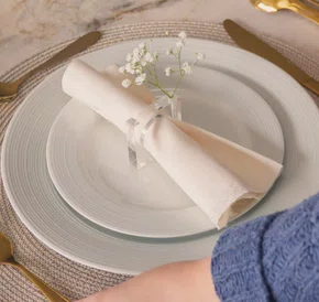 Jogo de Porta Guardanapo Flower 4Pçs