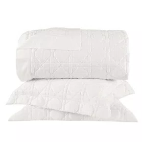 Kit Colcha 3 Pçs Noah Bege Platina