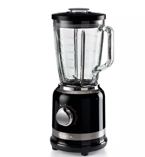 Liquidificador Ariete Moderna Preto C/Copo de Vidro 1,5L 1000W 220V