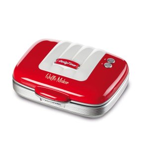 Máquina de Waffle Ariete Retrô Party Time Vermelha 700W 220V