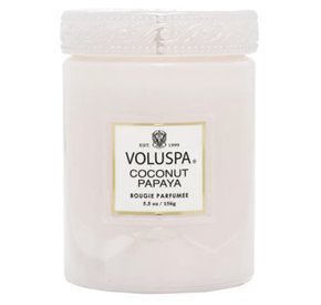 Mini Vela Pote Vidro 50h Coconut Papaya Voluspa