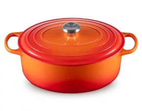 Panela Oval 31Cm Laranja