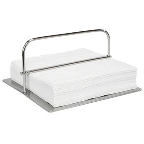 Porta Guardanapo Patti Inox Horizontal