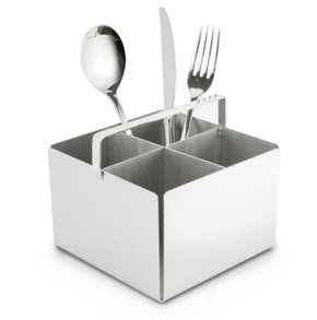 Porta Talher Pisa Inox Riva