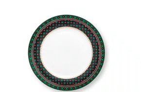Prato de Jantar Clover Verde Berry Blues