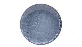 Prato P/Sobremesa Cerâmica Marine Azul 20Cm