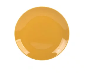 Prato P/Sobremesa Mix And Match em Porcelana D20cm Amarelo Açafrão