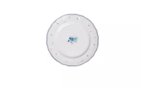 Prato Raso Florescer 27cm Azul Cerâmica - Wolff