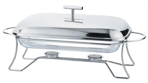 Rechaud Retangular 2,2L Inox