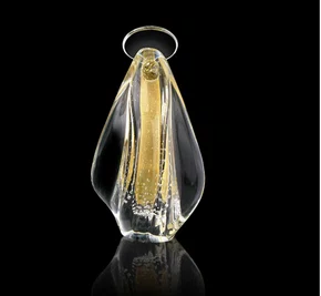 Santa Murano Maria Transparente C/Ouro Tamanho P