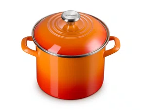 Stockpot Laranja Pegador Aço Inox 7,6L/ 22CM