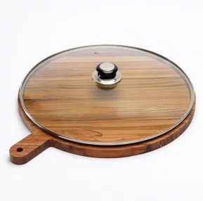 Tabua P/Pizza C/Tampa em Vidro