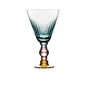 Taça de Vidro/Água Turquesa 350ml