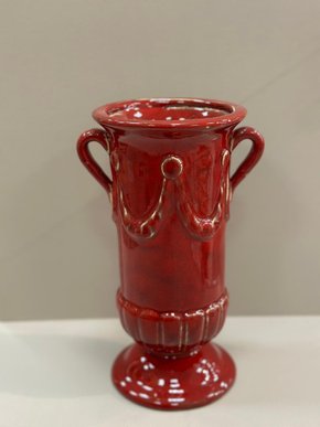 Vaso - Taça Guirlanda M Vermelho