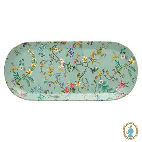 Travessa Flowers Azul Jolie