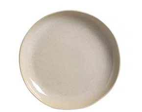Travessas Redonda Grande Orgânico Stoneware Latte 36cm