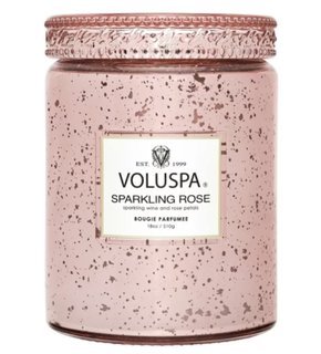 Vela Voluspa Pote de Vidro G Sparkling Rose 100h