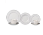 Aparelho de Jantar Majesty Silver Em Porcelana 42Pçs