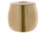 Balde de Gelo Aço Inox 1900ml 16,5X15,5cm C/ Tampa e Pegador Esplendore Dourado
