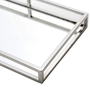Bandeja Metal com Base Espelhada 41cm
